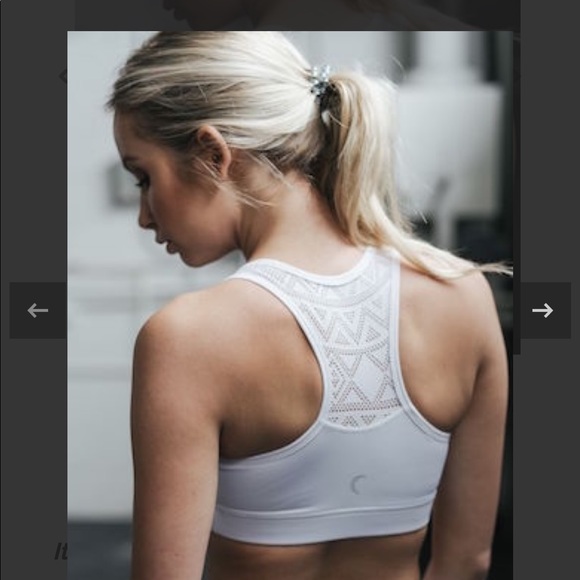 I am selling a white zyia bomber bra size small - Picture 8 of 9